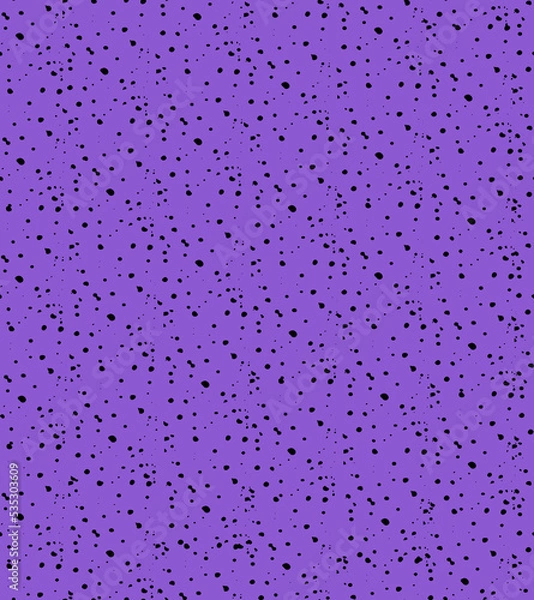 Obraz Abstract dotted messy texture, vector seamless pattern