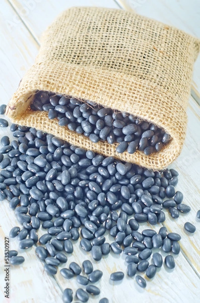 Fototapeta black beans