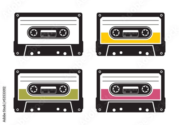 Obraz Cassette tape collection