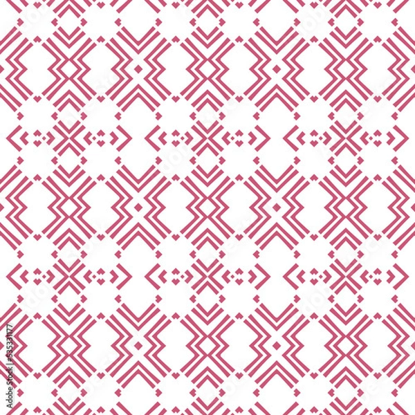Obraz Geometric pattern. Seamless vector background. Ethnic graphic design.