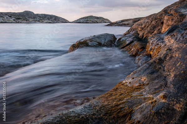 Obraz rocky coast at sunset