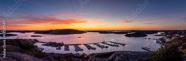 Obraz sunset in Sweden