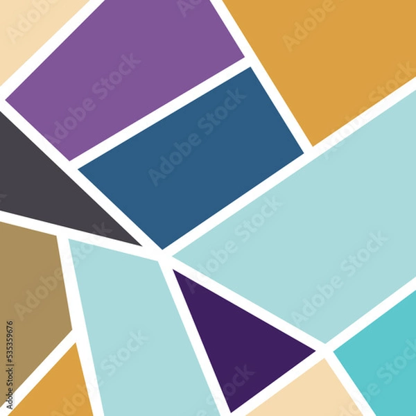 Fototapeta Vector Abstract Print Background. Colorful Abstract Background. Vector Illustration 04