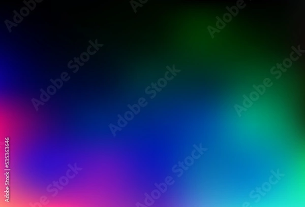 Fototapeta Dark Multicolor, Rainbow vector abstract background.