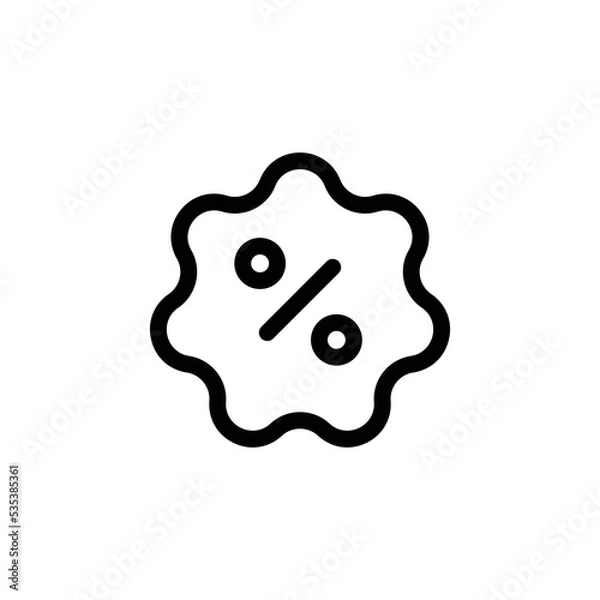 Fototapeta Discount icon theme suitable for web, apk, or additional components for your project