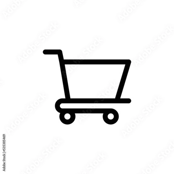 Fototapeta Cart Shop icon theme suitable for web, apk, or additional components for your project
