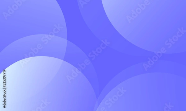Fototapeta Abstract blue background with circles. Dynamic shapes composition. Vector illustration