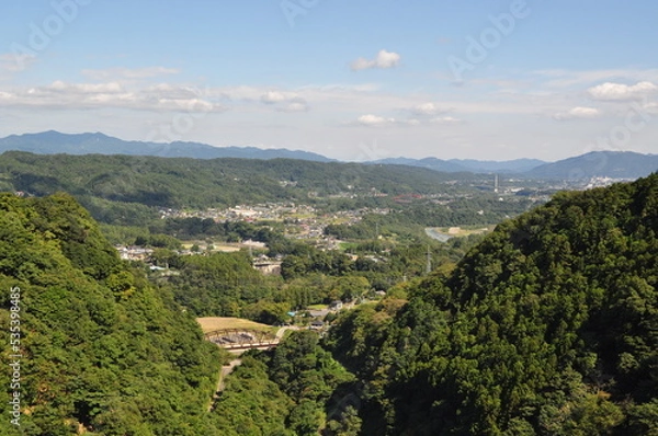 Obraz 山頂から眺める街並み