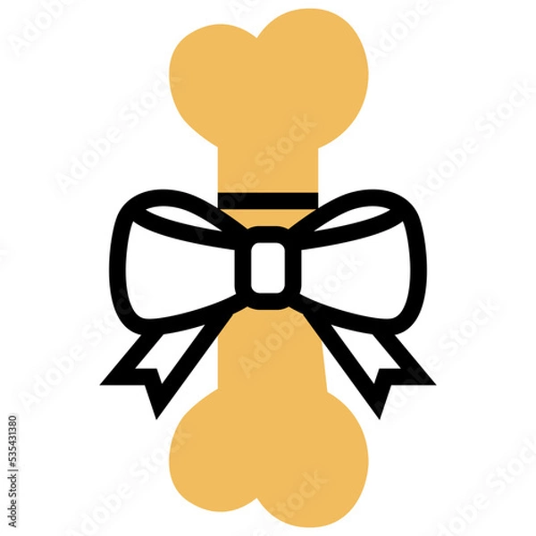 Fototapeta Bone icon