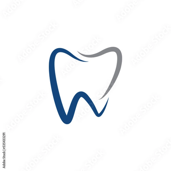 Obraz Detal logo design. Dentist logo design