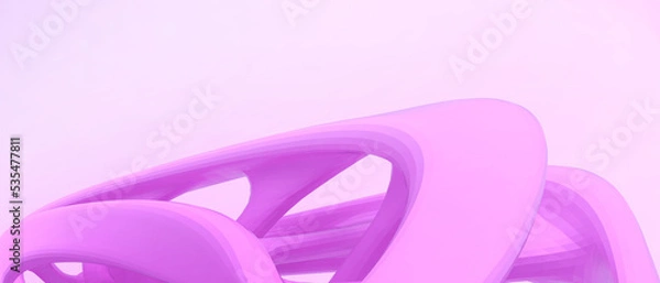 Obraz Abstract Background. Technology and science Innovation concept on purple for Development of Artificial Intelligence concept. Network, Development, software, copy space, banner,website-3d Rendering
