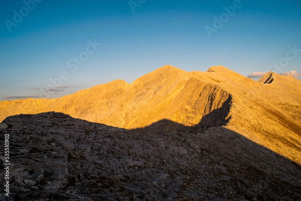 Obraz Koncheto and Vihren peak, Pirin, Bulgaria