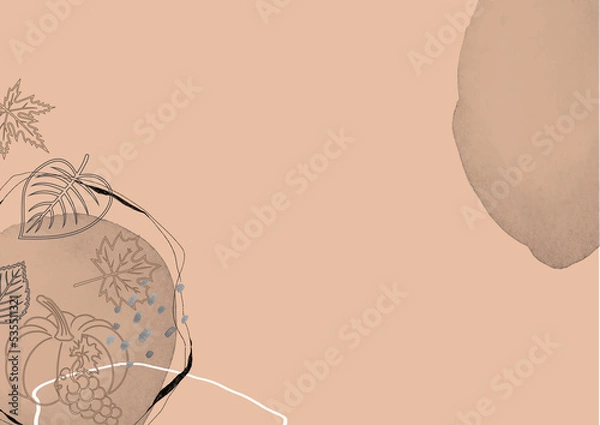 Obraz Herbst Hintergrund orange