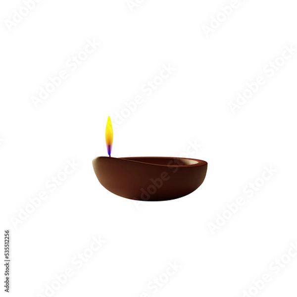 Obraz Diwali Diya 3d