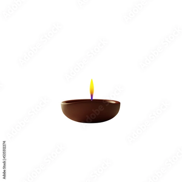 Obraz Diwali Diya 3d