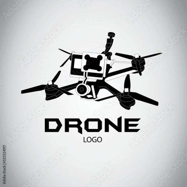 Fototapeta Logotipo Drone