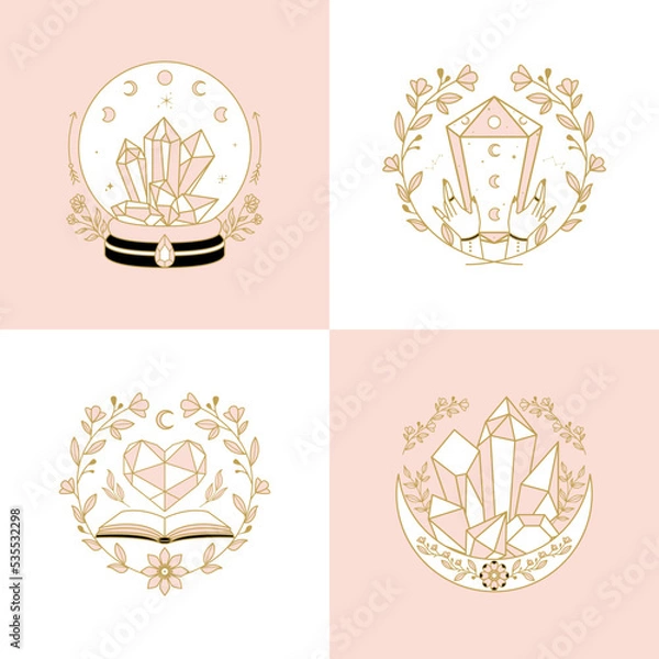 Fototapeta Crystal vector illustration