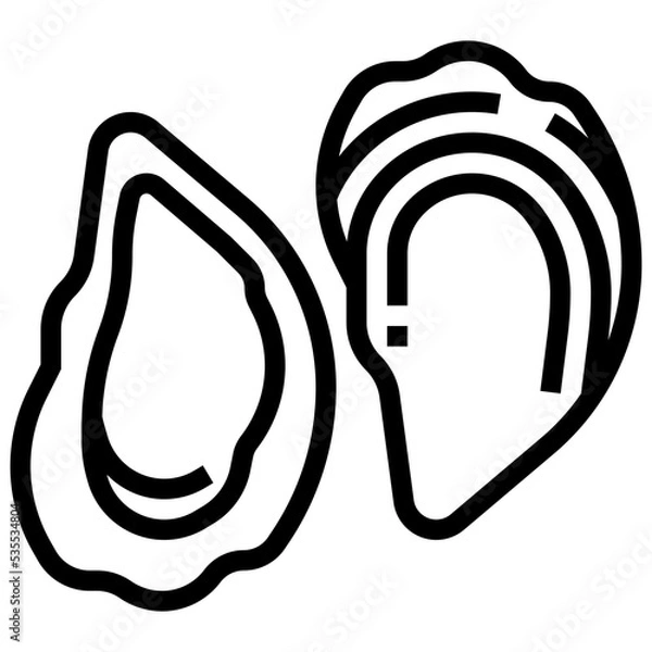 Fototapeta Oyster icon