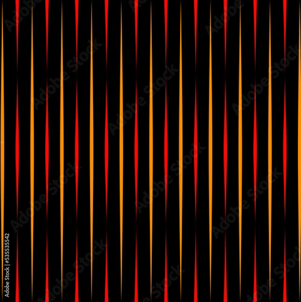 Obraz Red and orang line and black background pattern seamless in tribal, folk embroidery. Design for carpet, wallpaper, book, clothing, wrapping, fabric, cover, textile, handkerchief