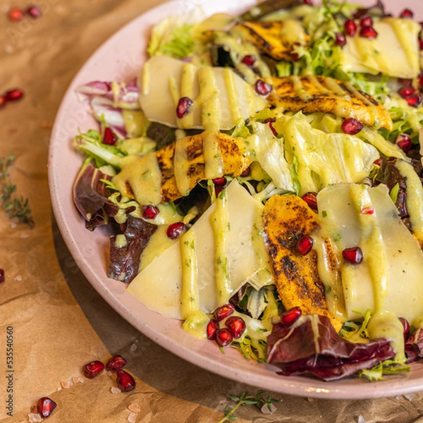 Obraz salad with chicken