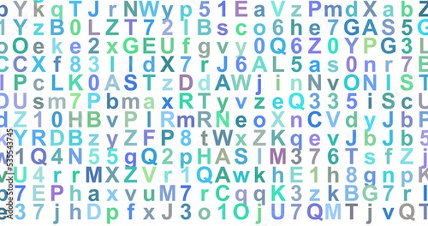 Obraz background with letters