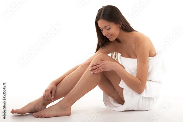 Obraz Pretty Adult Girl With Perfect Legs