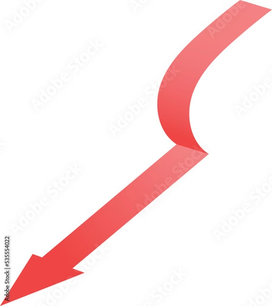 Fototapeta Arrow Ribbon Sign Symbol Pointer