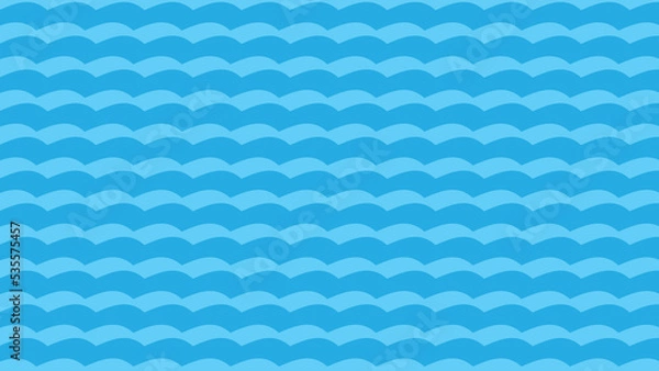 Obraz water wave light blue pattern for background