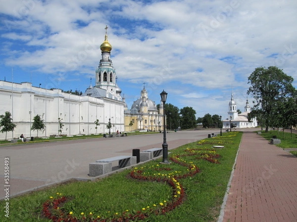 Obraz Кремлевская площадь в Вологде