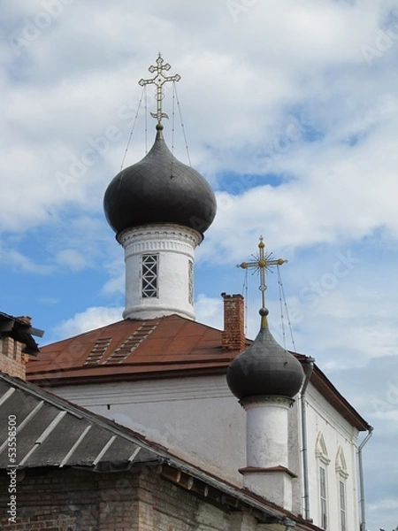 Obraz Купола Казанской церкви Божией Матери на Торгу в Вологде