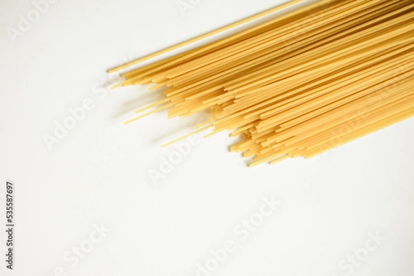 Obraz Sparretti on white background top view