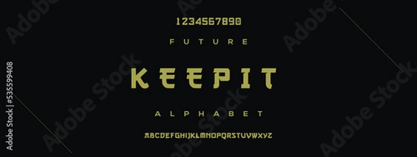 Fototapeta KEEPIT Elegant alphabet letters font and number. Classic Lettering Minimal Fashion Designs. Typography modern serif fonts decorative vintage design concept. vector illustration 