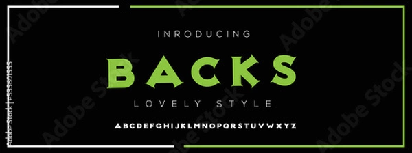 Fototapeta BACKS  Elegant alphabet letters font and number. Classic Lettering Minimal Fashion Designs. Typography modern serif fonts decorative vintage design concept. vector illustration