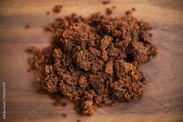 Obraz Molasses brown sugar from sugarcane