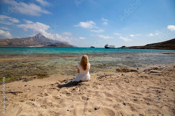 Obraz Kreta w Grecji - wyspa Gramvousa