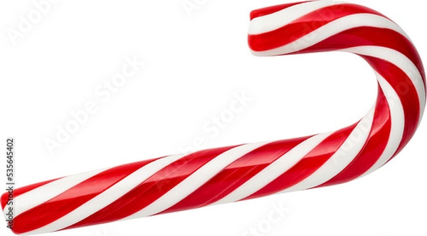 Obraz Candy Cane isolated on transparent background