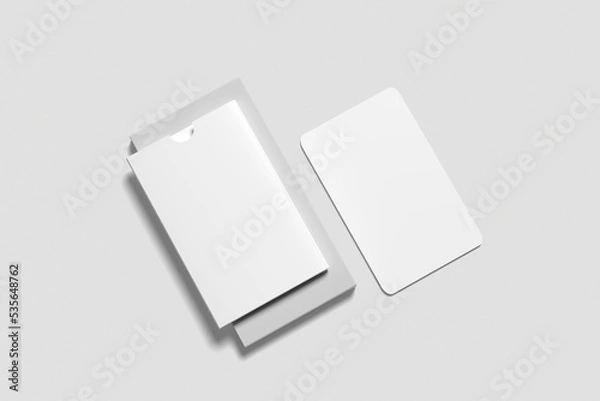 Obraz Holder and Card Mockup