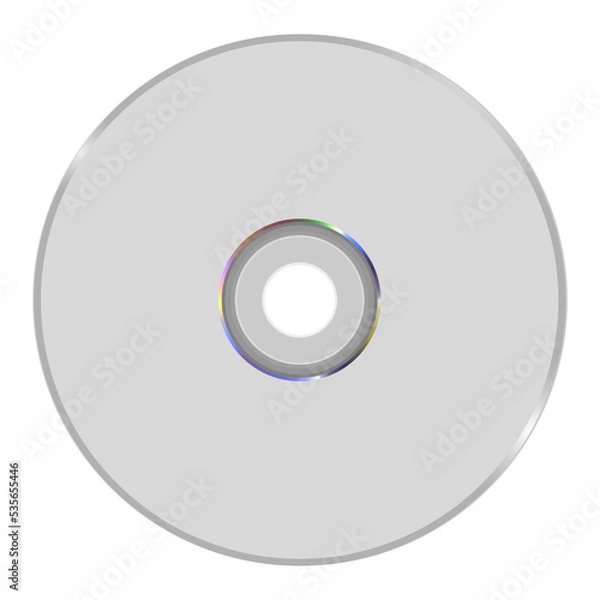 Fototapeta Blank CD or DVD disc