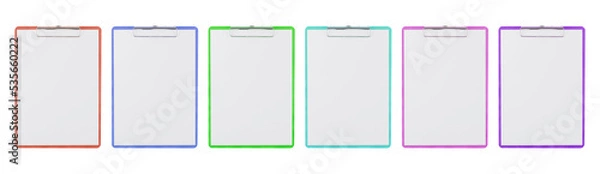 Fototapeta Clipboard Set