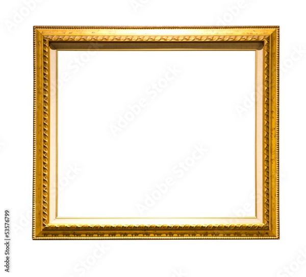 Obraz gold antique picture frame
