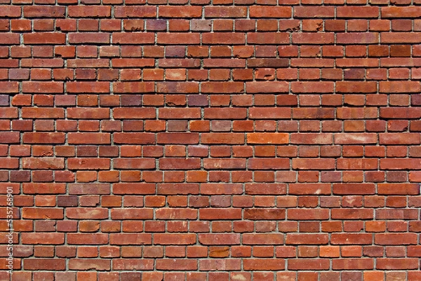 Obraz 赤いレンガの背景　ヴィンテージな風合い
