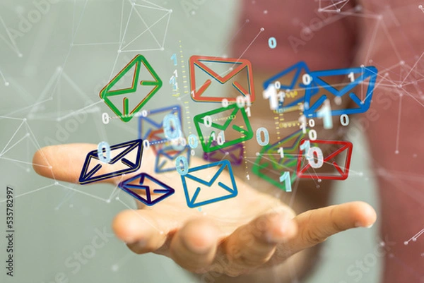 Obraz Mail Communication Connection message to mailing