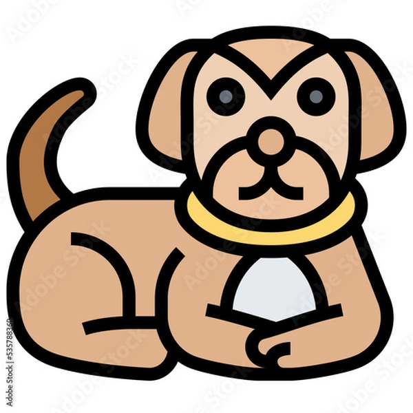 Fototapeta Dog icon