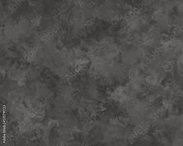 Obraz むらのある黒塗りのペイントの壁