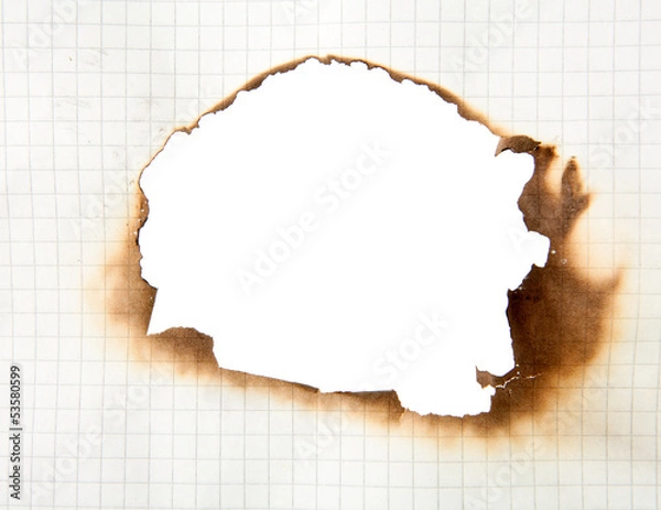 Obraz Burnt out hole