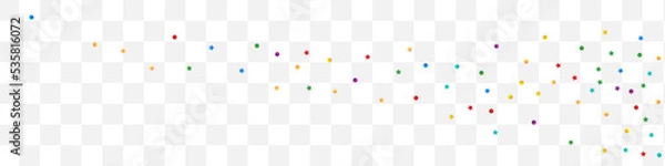 Fototapeta Happy Stars Flying Vector Transparent Panoramic