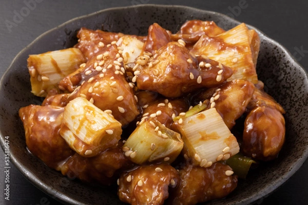 Fototapeta ぼんじりの味噌焼き
