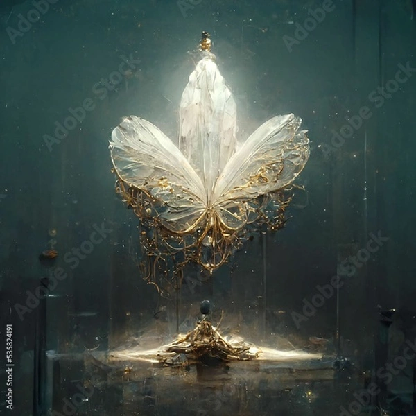 Fototapeta concept of the love and spirit entanglement manifested in ethereal magnificence