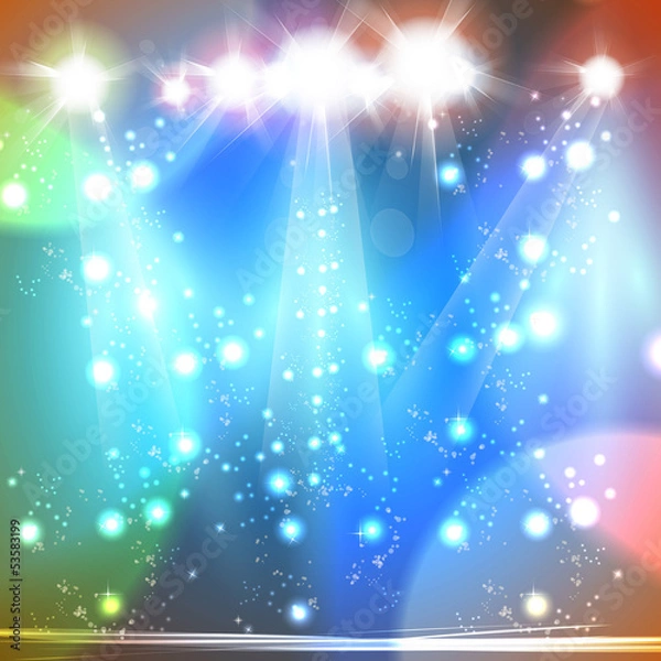 Obraz Stage, Vector illustration