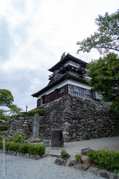 Obraz 福井県　丸岡城（日本100名城の1つ）